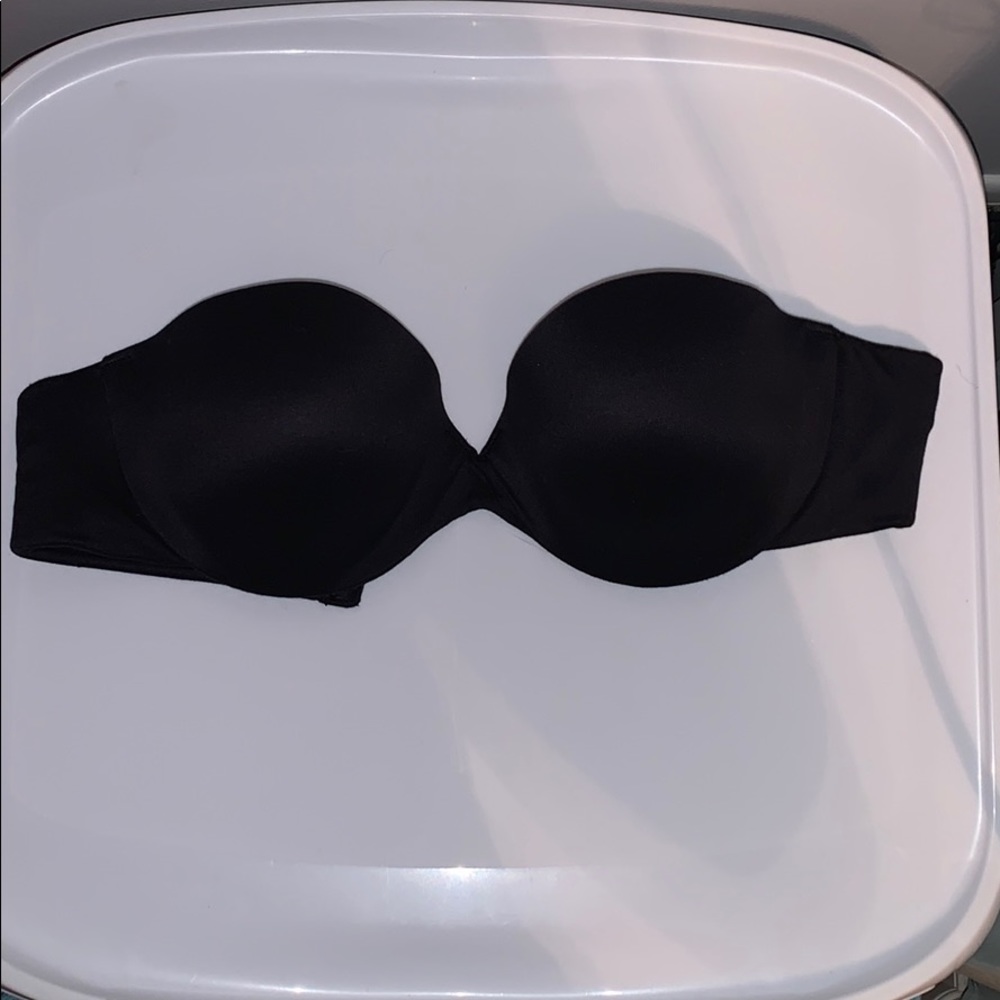 Strapless Black Bra